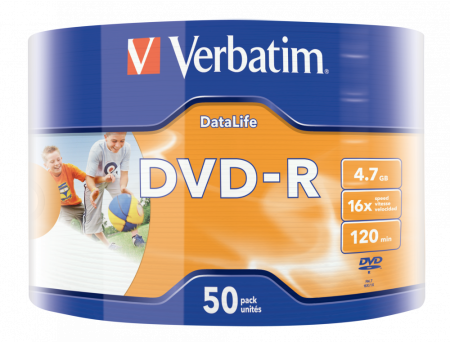 Набор дисков Verbatim DVD-R 4.7Gb 16x (50 шт.)