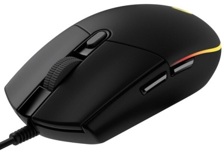 Игровая мышь Logitech G102 Lightsync (оптическая, 8000 dpi, 6 кнопок, черная)
