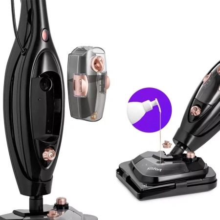 Паровая швабра Kitfort KT-1058 (2 в 1)