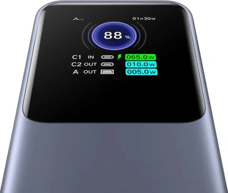 Портативное зарядное устройство Ugreen PB722 25000mAh (серый)