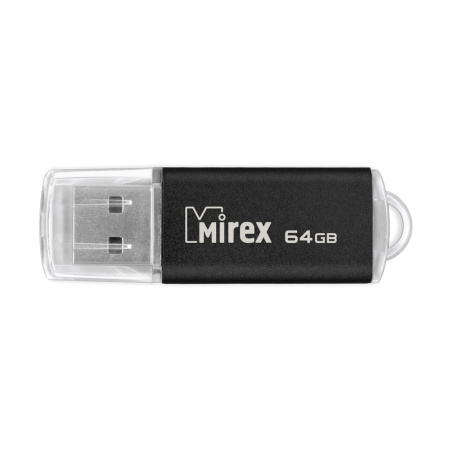Флешка 64GB USB Flash Mirex UNIT (Черный)13600-FMUUND64