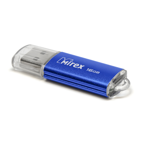 Флешка 16GB USB Flash Mirex UNIT (Синий) 13600-FMUAQU16