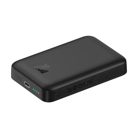 Внешний аккумулятор Baseus Magnetic Mini Air 10000mAh PPCXM10A (20W, черный)