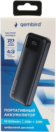 Внешний аккумулятор Gembird GPB-10Q