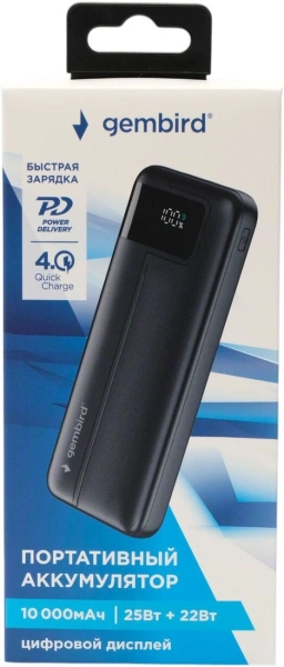 Внешний аккумулятор Gembird GPB-10Q