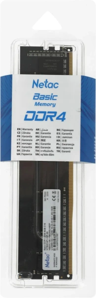 Оперативная память Netac 8GB Basic DDR4 NTBSD4P32SP-08 (3200МГц)