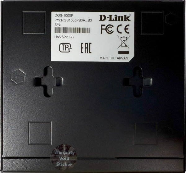 Неуправляемый коммутатор D-Link DGS-1005P/B3A