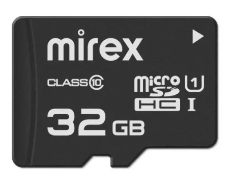Карта памяти Mirex 32GB microSDHC 13612-MCSUHS32