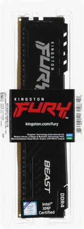 Оперативная память Kingston 16GB FURY Beast DDR4 KF432C16BB/16 (3200МГц, XMP)