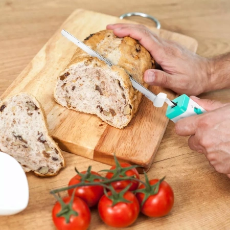 Электронож Kitfort KT-4073-2 (бело-зеленый)