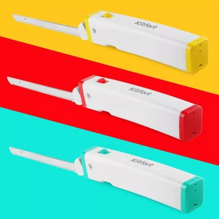 Электронож Kitfort KT-4073-1 (бело-малиновый)