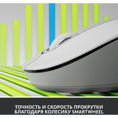 Мышь Logitech Signature M650 (оптическая, 4000 dpi, 5 кнопок, белая)