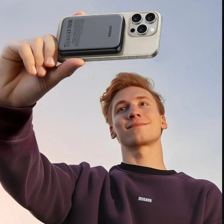 Портативное зарядное устройство Ugreen PB561 10000mAh (серый)