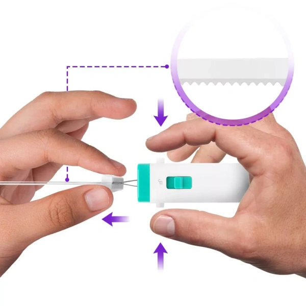 Электронож Kitfort KT-4073-2 (бело-зеленый)