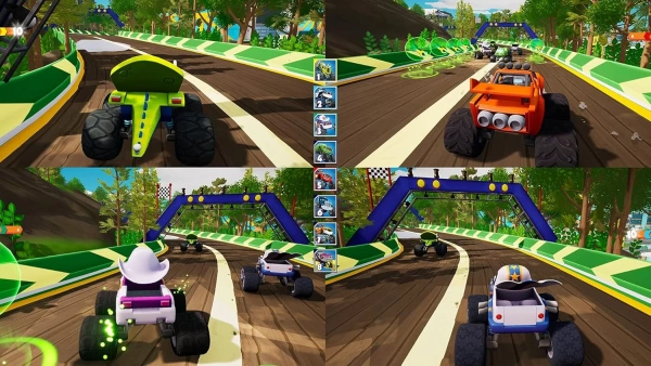 Blaze and the Monster Machines: Axle City Racers для PS4 (русская версия)