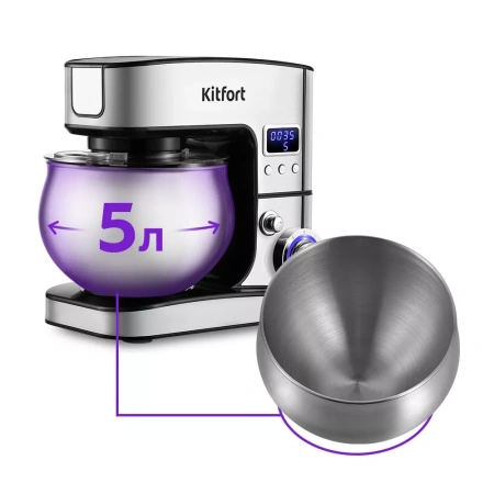 Планетарный миксер "3 в 1" Kitfort KT-3471