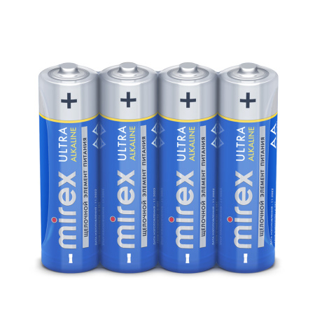 Батарейки Mirex AA LR6 Ultra Alkaline 23702-LR6-S4 (4 шт)