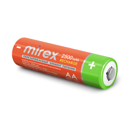 Аккумуляторы Mirex AA HR6 2500mAh 23702-HR6-25-E4 (4 шт)