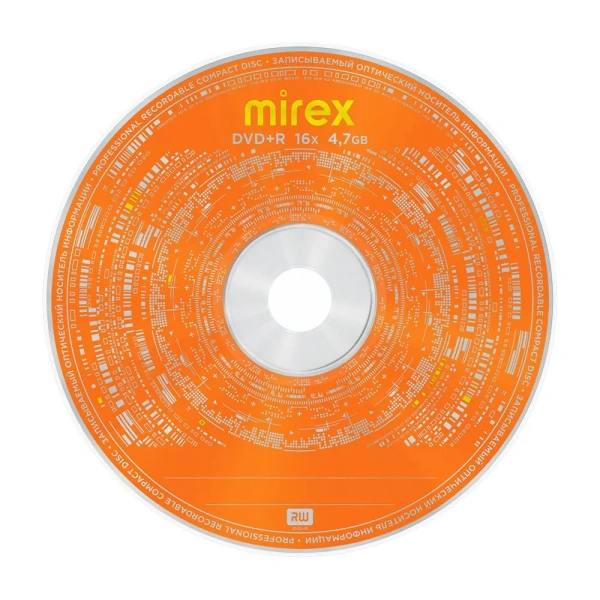 Набор дисков DVD-R Mirex 4.7Gb 16x (50 шт)