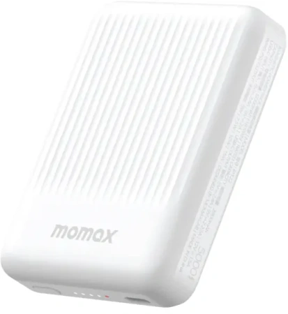 Портативное зарядное устройство Momax Q.MAG Minimal IP122 5000mAh (Type-C, 15W, белый)