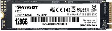 SSD Patriot P320 128GB P320P128GM28