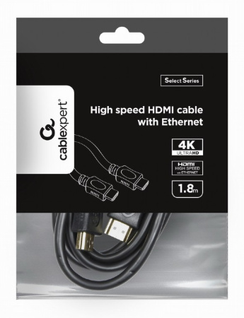 Кабель HDMI Cablexpert CC-HDMI4L-6 (1.8м, черный)