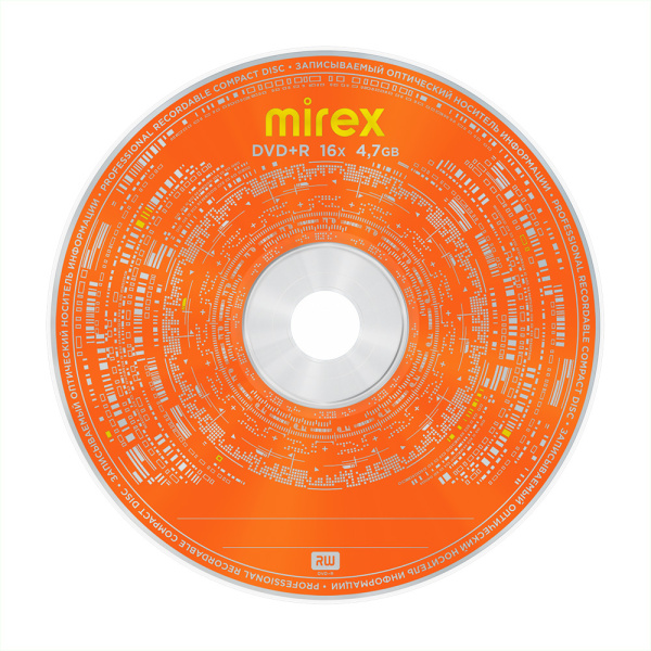 Диск DVD-R Mirex 4.7Gb 16x (1 шт)