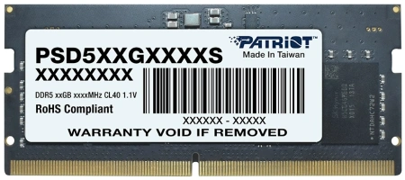 Оперативная память Patriot Signature Line 8ГБ DDR5 5600 МГц PSD58G560041S