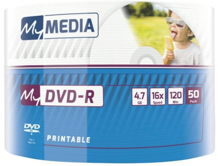 Набор дисков DVD-R MyMedia Printable 4.7Gb 16x (50 шт)