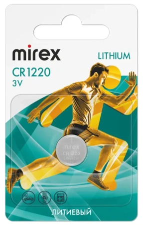 Батарейка Mirex CR1220 Lithium 23702-CR1220-E1 (1 шт)