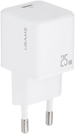 Сетевое зарядное Usams CC289 25W GaN (белый)
