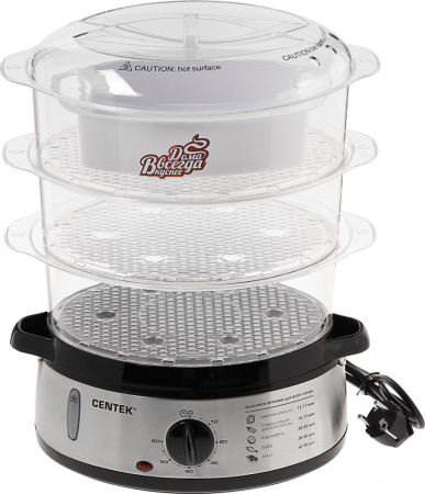 Пароварка Centek CT-1457 (серебристый)