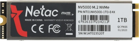 Внутренний SSD-накопитель NETAC NV5000 1TB NT01NV5000-1T0-E4X