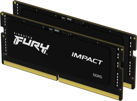 Оперативная память Kingston 2x8 ГБ FURY Impact DDR5 KF548S38IBK2-16 (4800МГц, SO-DIMM, XMP)