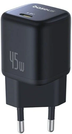 Сетевое зарядное Baseus PicoGo Fast Charger 1C 45W P10176800123-00 (черный)