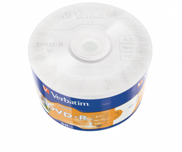 Набор дисков Verbatim DVD-R 4.7Gb 16x (50 шт.)