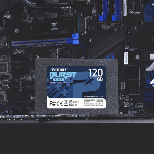 Внутренний SSD-накопитель Patriot Burst Elite 120GB PBE120GS25SSDR