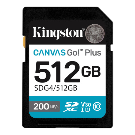 Карта памяти Kingston 512GB Canvas Go! Plus SDXC SDG4/512GB