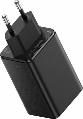Сетевое зарядное Baseus GaN6 Pro Fast Charger 2C+2U 65W (черный)
