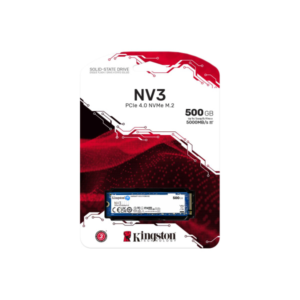 Внутренний SSD-накопитель Kingston NV3 500GB SNV3S/500G