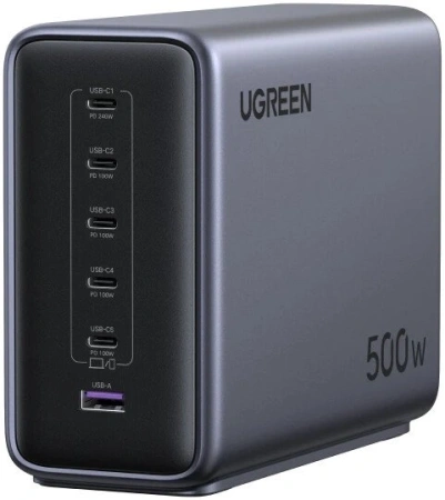 Сетевое зарядное Ugreen Nexode 500W X759 55550B