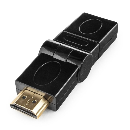 Переходник HDMI-HDMI Cablexpert A-HDMI-FFL2 (M-F, черный)