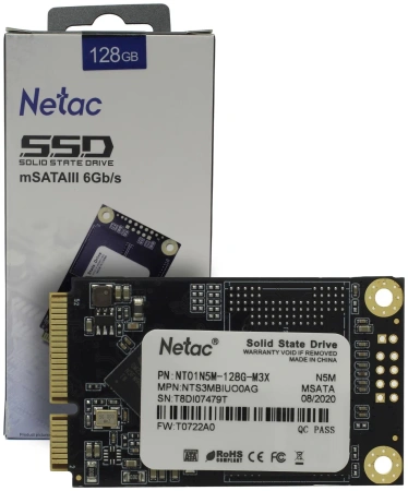 Внутренний SSD-накопитель Netac N5M 128GB NT01N5M-128G-M3X