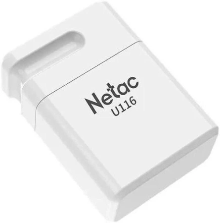 Флешка Netac U116 32GB USB 3.2 NT03U116N-032G-32WH (белый)