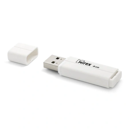Флешка Mirex Color Blade Line 4GB USB 2.0 13600-FMULWH04 (белый)