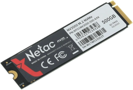 Внутренний SSD-накопитель Netac NV3000 500GB NT01NV3000-500-E4X