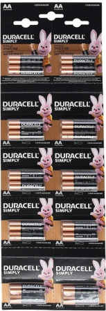 Батарейки Duracell AA LR6 SIMPLY (20 шт)