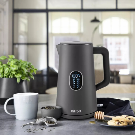 Чайник Kitfort KT-6115-2 (серый)