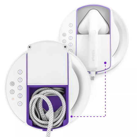 Отпариватель Kitfort KT-9110-1 (бело-фиолетовый)