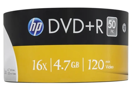 Набор дисков DVD-R HP 4.7Gb 16x 69305 (50 шт)